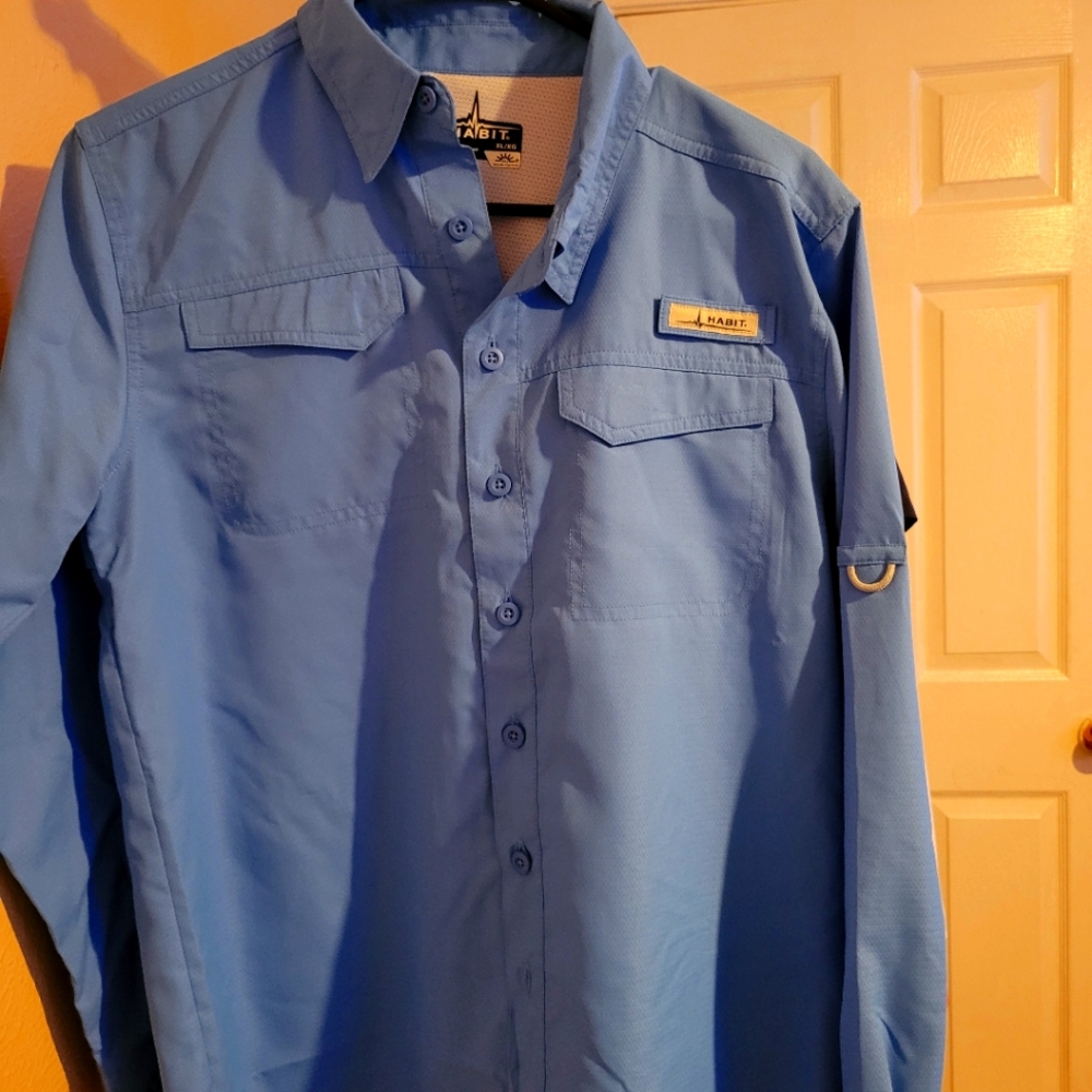 Outdoor blouse,  baby blue new XL